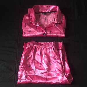 Apt.9 2 piece satin pajamas